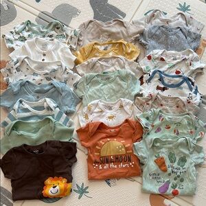 Lot of 20 Baby Onesies